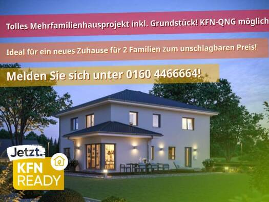 Mehrfamilienhaus zum Kauf - Erstbezug provisionsfrei 421.099 € 8 Zimmer 270 m² 1.099 m² Grundstück Maibach Butzbach 35510