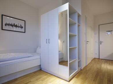 Wohnung zur Miete Wohnen auf Zeit 990 € 1 Zimmer 19 m² frei ab sofort Willy-Brandt-Allee 14 Trudering-Riem München 81829