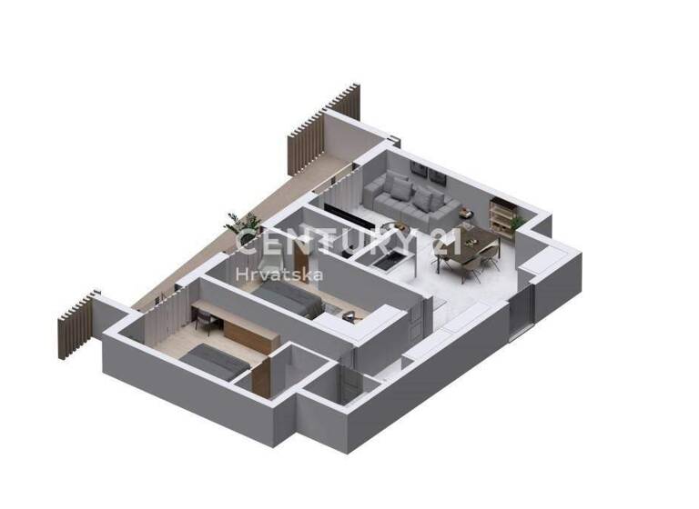 Wohnung zum Kauf 344.500 € 2 Zimmer 93 m² 1. Geschoss Vodice