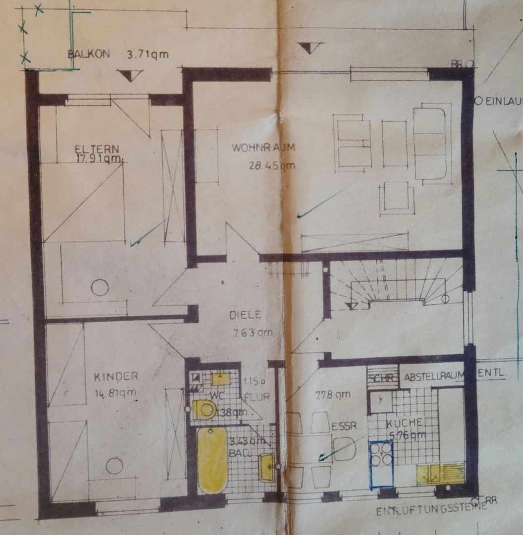 Wohnung zur Miete 850 € 3 Zimmer 93 m²<br/>Wohnfläche 1.<br/>Geschoss Alt-Marl Marl 45768