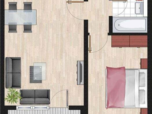 Wohnung zum Kauf 209.000 € 2 Zimmer 52 m² 1. Geschoss Niehl Köln 50735