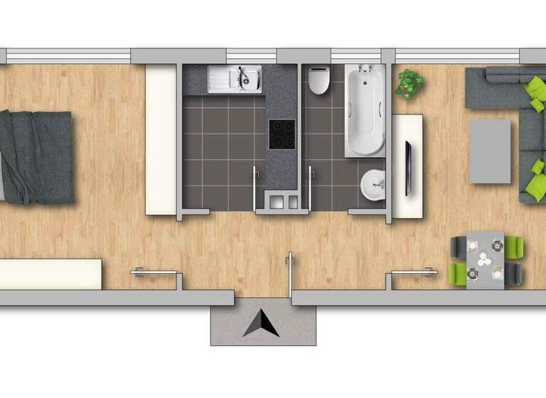 Wohnanlage zum Kauf als Kapitalanlage geeignet 89.000 € 2 Zimmer 54 m² 1.783 m² Grundstück Villigst Schwerte / Villigst 58239