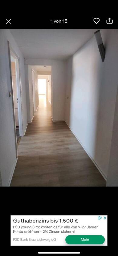 Wohnung zur Miete 450 € 3 Zimmer 90 m² Geschoss 1/2 Bad Harzburg Bad Harzburg 38667