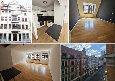 Wohnung zur Miete 725 € 2 Zimmer 60,4 m² 4. Geschoss Zentrum Leipzig 04109