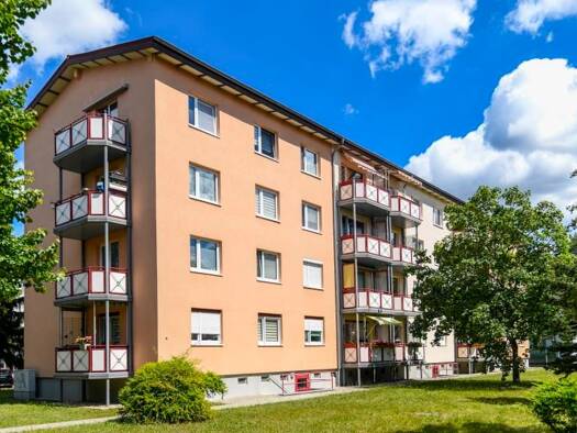 Wohnung zur Miete 334 € 3 Zimmer 62,5 m² 4. Geschoss frei ab sofort Virchowstraße 23 Hoyerswerda Hoyerswerda 02977