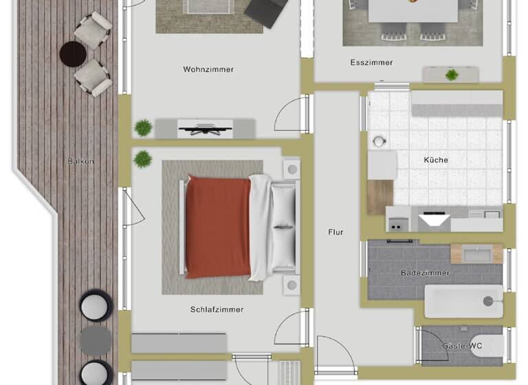 Wohnung zum Kauf 220.000 € 3 Zimmer 90 m²<br/>Wohnfläche Bad Saulgau Bad Saulgau 88348