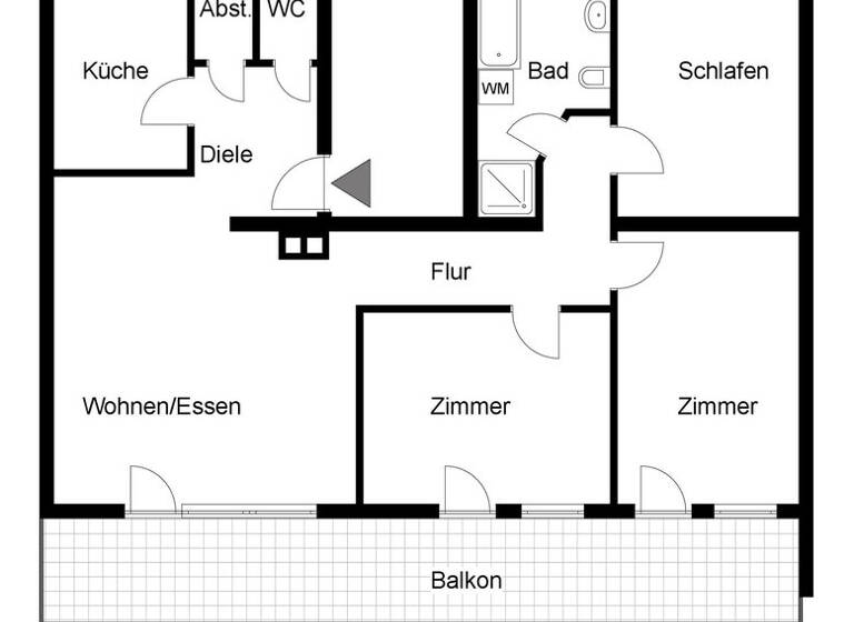 Wohnung zum Kauf 219.000 € 4 Zimmer 107 m²<br/>Wohnfläche Unterschwarzach Schwarzach 74869