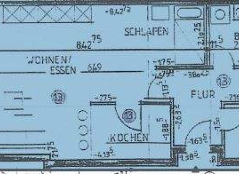 Wohnung zur Miete 550 € 1,5 Zimmer 54 m² Geschoss 1/2 frei ab 01.05.2026 Dammstraße 27 c Nauen 14641