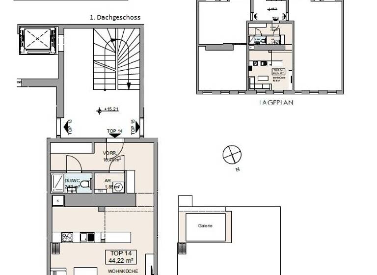 Studio zum Kauf 299.000 € 1 Zimmer 44,2 m² Wien 1050