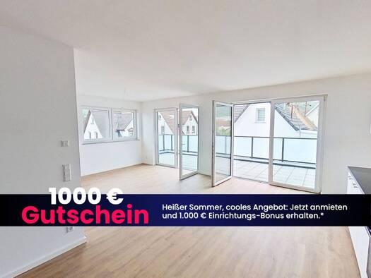 Wohnung zur Miete 1.100 € 3 Zimmer 95,7 m² 3. Geschoss frei ab 01.08.2026 Stuttgarter Straße 45 Geislingen Geislingen an der Steige 73312