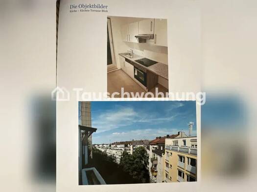 Penthouse zur Miete Tauschwohnung 1.290 € 2 Zimmer 58 m² 6. Geschoss Neuhausen-Nymphenburg München 80636