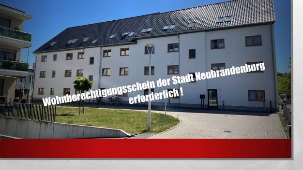 Wohnung zur Miete nur mit Wohnberechtigungsschein 396 € 2 Zimmer 66 m² Dachgeschoss, 3. Geschoss frei ab sofort Ulmenring 8 Lindenberg Neubrandenburg 17033