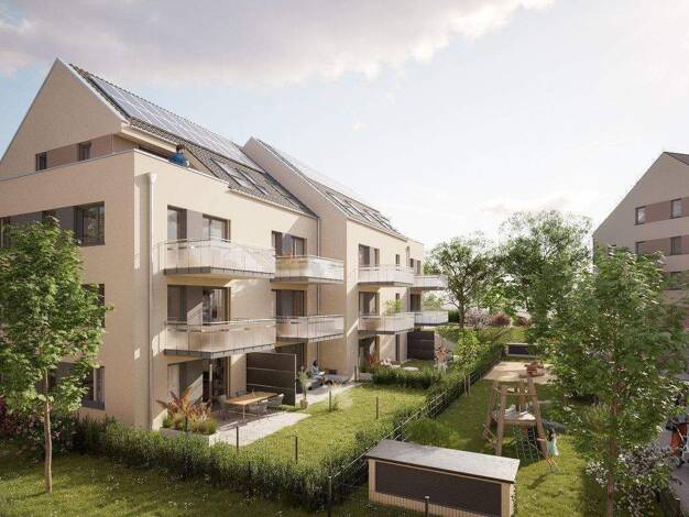 Terrassenwohnung zum Kauf - Neubau provisionsfrei 456.047 € 2 Zimmer 65 m² 2 Geschosse frei ab 30.04.2028 Volkacher Straße Großgründlach Nordwestliche Außenstadt 90427