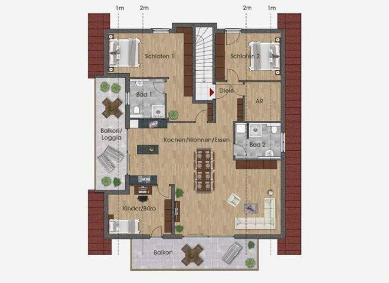 Wohnung zum Kauf 892.000 € 4 Zimmer 136,8 m² 2. Geschoss Freilassing 83395