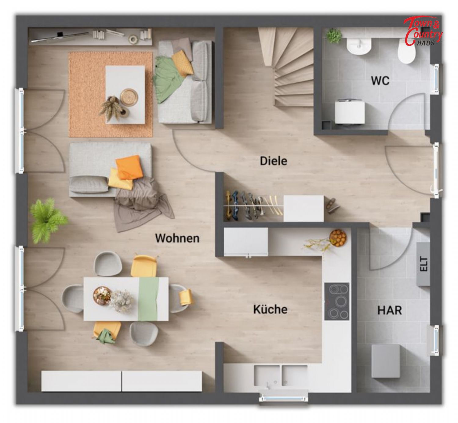 Einfamilienhaus zum Kauf provisionsfrei 291.088 € 4 Zimmer 100 m²<br/>Wohnfläche 774 m²<br/>Grundstück Groß Rheide 24872