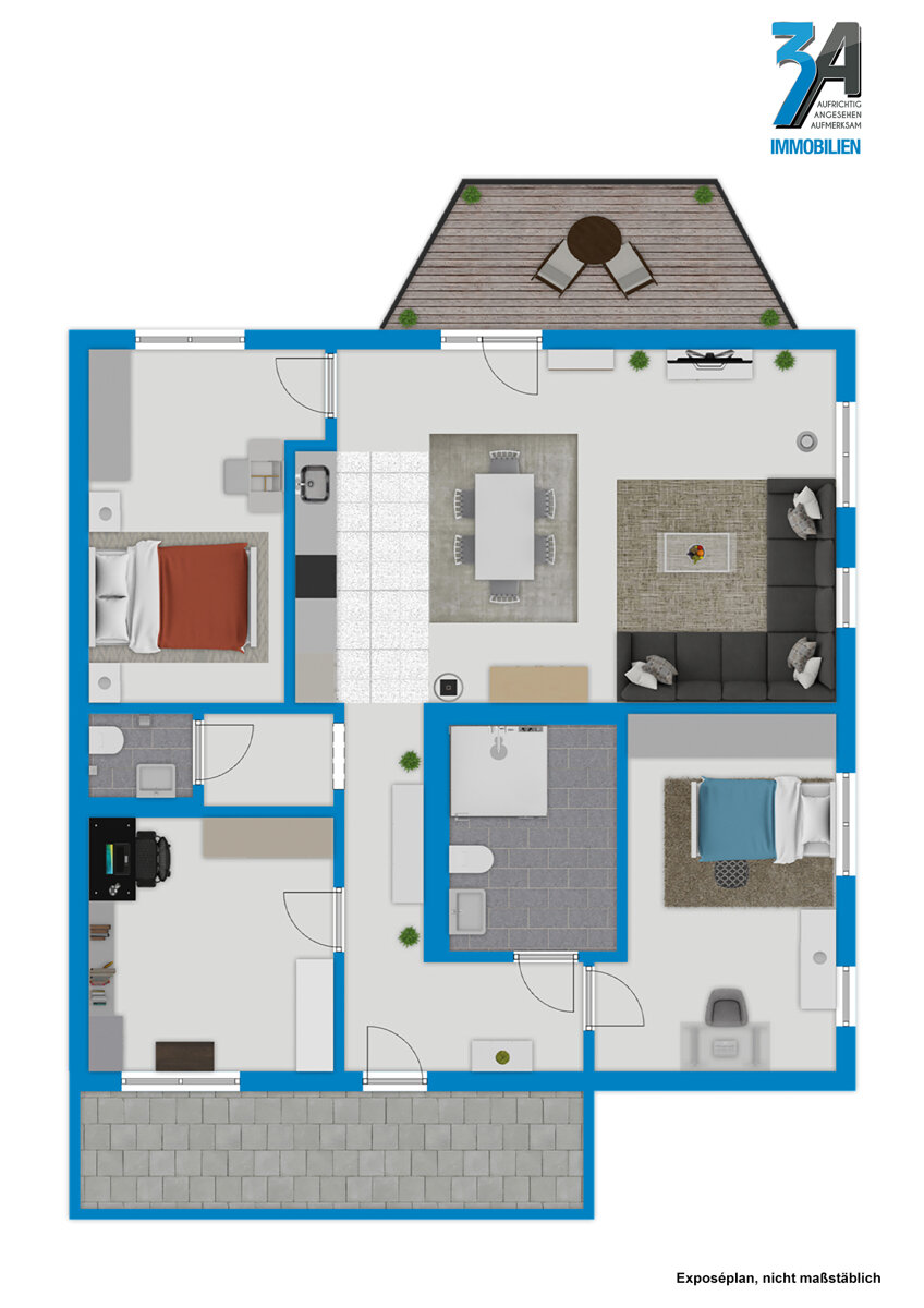 Wohnung zur Miete 1.250 € 4 Zimmer 111 m²<br/>Wohnfläche 1.<br/>Geschoss Begonienstraße 28 Nördliche Neustadt Halle 06122