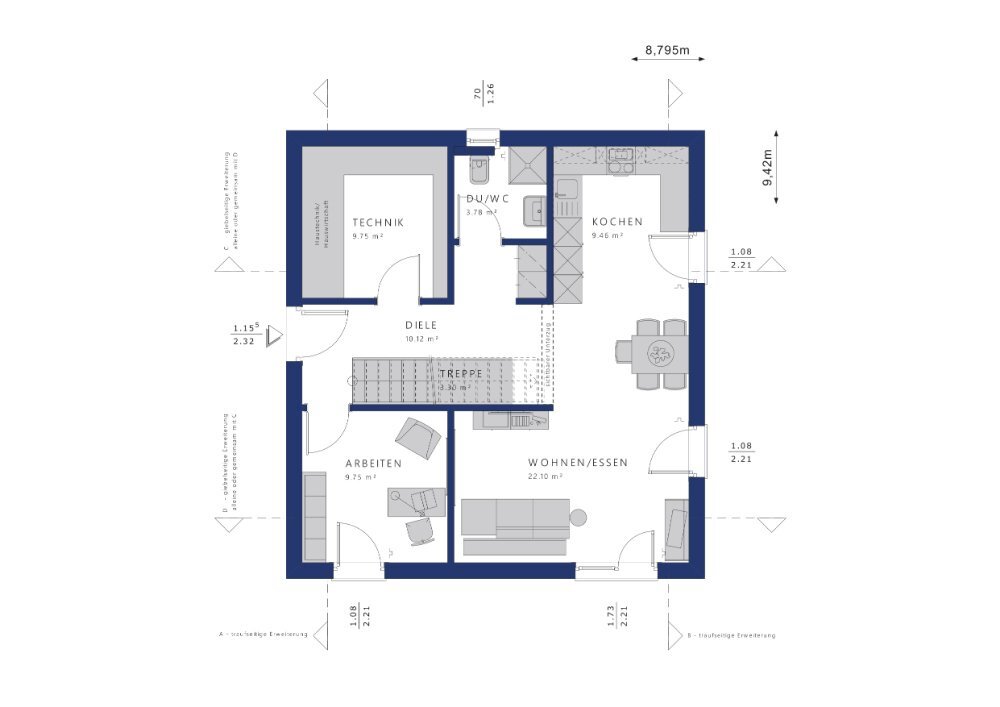 Einfamilienhaus zum Kauf 545.397 € 7 Zimmer 136 m²<br/>Wohnfläche Großheubach 63920