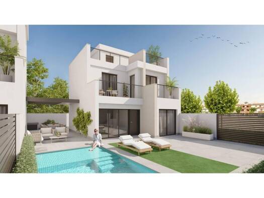 Chalet zum Kauf - Erstbezug 659.000 € 3 Zimmer 118 m² 187 m² Grundstück Los Alcázares 30710