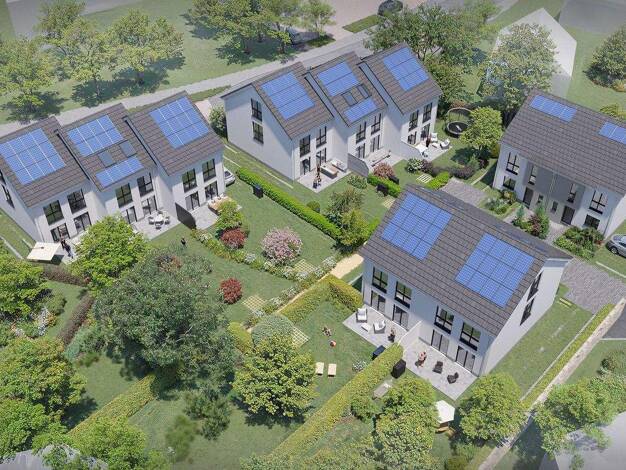 Reihenendhaus zum Kauf - Neubau provisionsfrei 469.900 € 5 Zimmer 143 m² 448 m² Grundstück Alte Marktstraße 45 Niederpleis Sankt Augustin 53757