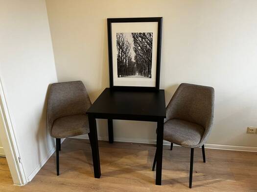 Studio zur Miete 700 € 1 Zimmer 22 m² Geschoss 2/4 frei ab sofort Hansaallee 100 Oberkassel Düsseldorf 40547