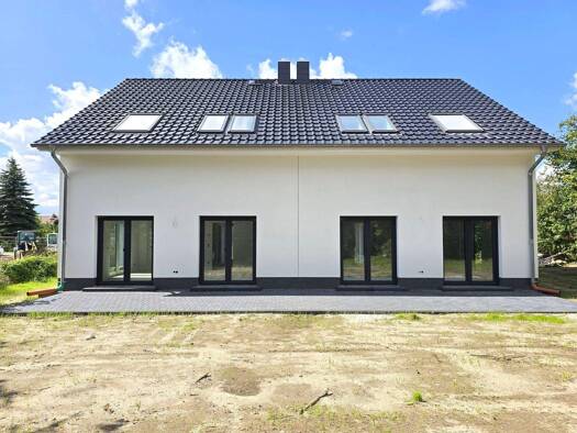Doppelhaushälfte zum Kauf - Erstbezug provisionsfrei 549.000 € 4 Zimmer 123,7 m² 858 m² Grundstück Tiefenseer Weg 37 Werneuchen 16356