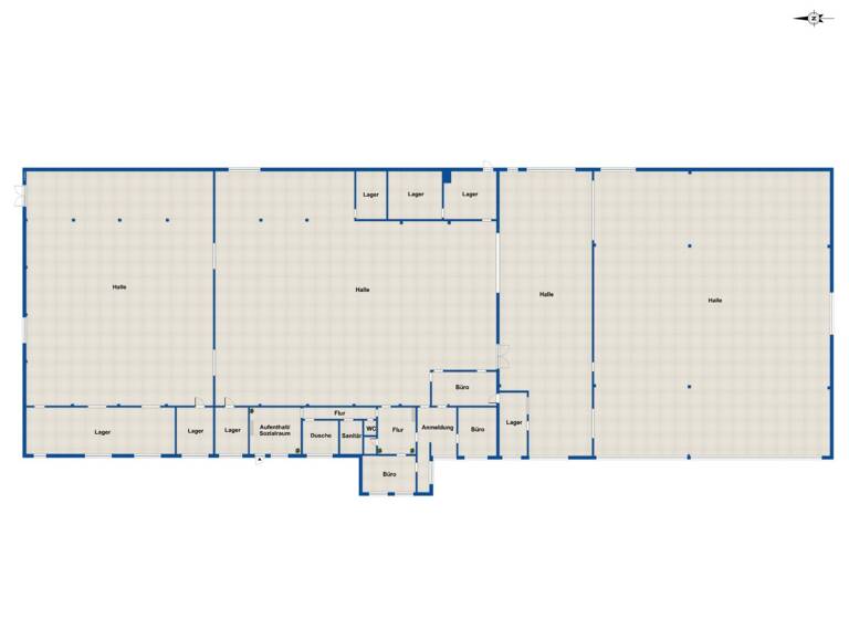 Lagerhalle zum Kauf 1.300.000 € 2.658 m² Lagerfläche Bad Bederkesa Geestland 27624