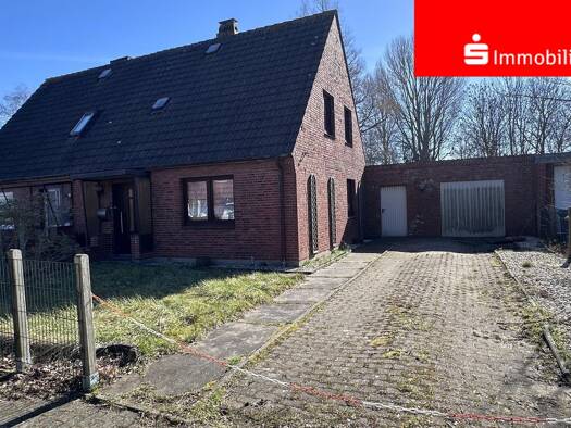 Doppelhaushälfte zum Kauf 85.000 € 3 Zimmer 52,4 m² 818 m² Grundstück Wesselburen 25764