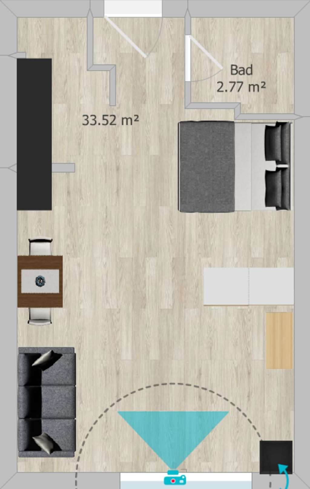 Wohnung zur Miete Wohnen auf Zeit 1.584 € 1 Zimmer 37 m²<br/>Wohnfläche ab sofort<br/>Verfügbarkeit Mildred-Scheel-Straße Johannstadt-Nord (Uni-Klinikum) Dresden 01307