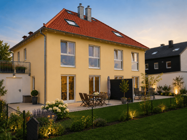 Doppelhaushälfte zum Kauf 1.200.000 € 6 Zimmer 142 m² 229 m² Grundstück Unterpfaffenhofen Germering 82110