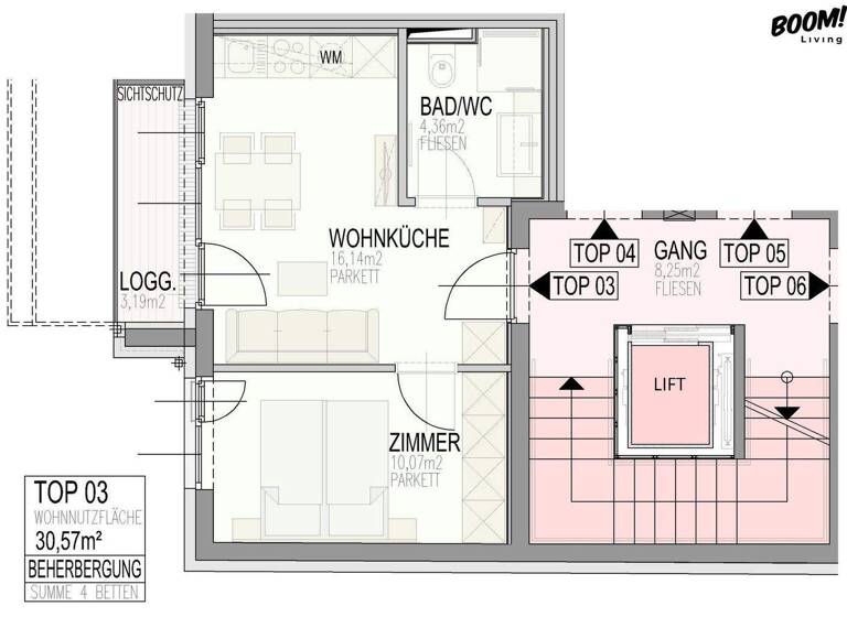 Gastronomie/Hotel zum Kauf - Erstbezug 199.000 € Wien,Floridsdorf 1210