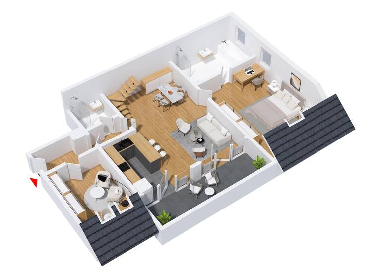 Wohnung zum Kauf 345.000 € 3 Zimmer 95,5 m²<br/>Wohnfläche Dachgeschoss<br/>Geschoss Rethen Laatzen 30880