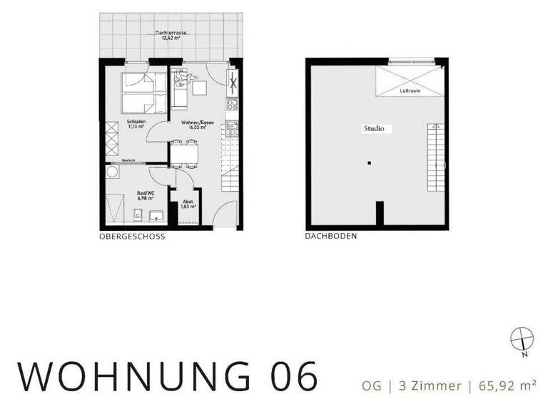 Maisonette zur Miete - Erstbezug 930 € 2,5 Zimmer 61 m² EG frei ab 01.05.2026 Adendorf 21365