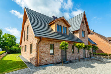 Doppelhaushälfte zum Kauf - Neubau 2.740.000 € 5 Zimmer 156 m² 306 m² Grundstück Meisenweg 6 Westerland Sylt 25980