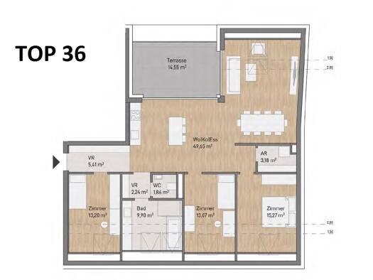 Wohnung zum Kauf 752.655 € 2 Zimmer 113,8 m² Gries Graz 8020
