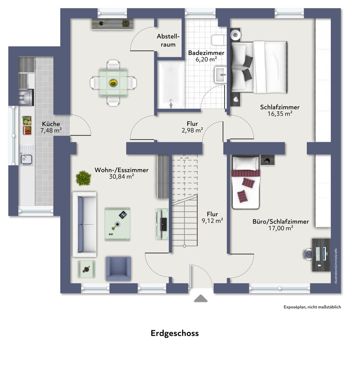 Doppelhaushälfte zum Kauf 195.000 € 7 Zimmer 167 m²<br/>Wohnfläche 1.167 m²<br/>Grundstück Großrosseln Großrosseln 66352