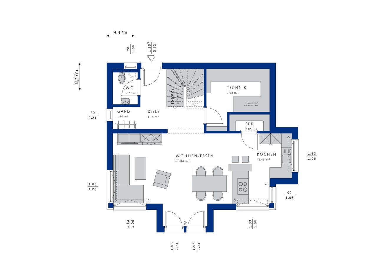 Einfamilienhaus zum Kauf 914.260 € 4 Zimmer 131 m²<br/>Wohnfläche 775 m²<br/>Grundstück Konradsiedlung - Nord Regensburg 93057