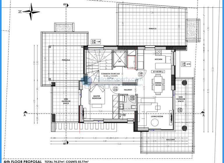 Wohnung zum Kauf 228.000 € 2 Zimmer 60 m² 4. Geschoss Loutraki-Perachora 20300