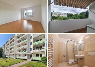 Wohnung zur Miete 288 € 3 Zimmer 56,5 m² 5. Geschoss Ernst-Schneller-Straße 23 Flöha Flöha 09557