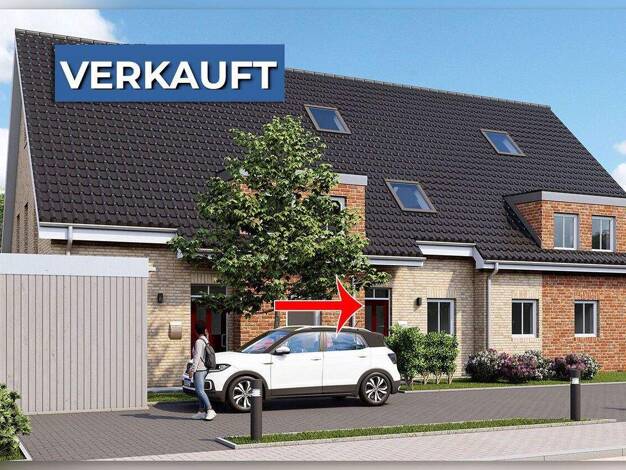 Reihenmittelhaus zum Kauf - Neubau provisionsfrei 328.950 € 4 Zimmer 127,3 m² 196,2 m² Grundstück Weseke Borken 46325