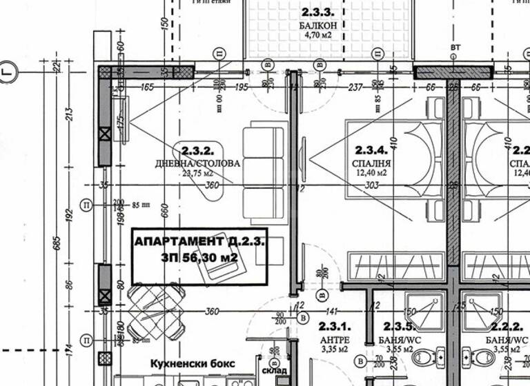 Studio zum Kauf 103.850 € 2 Zimmer 67 m² Elin Pelin