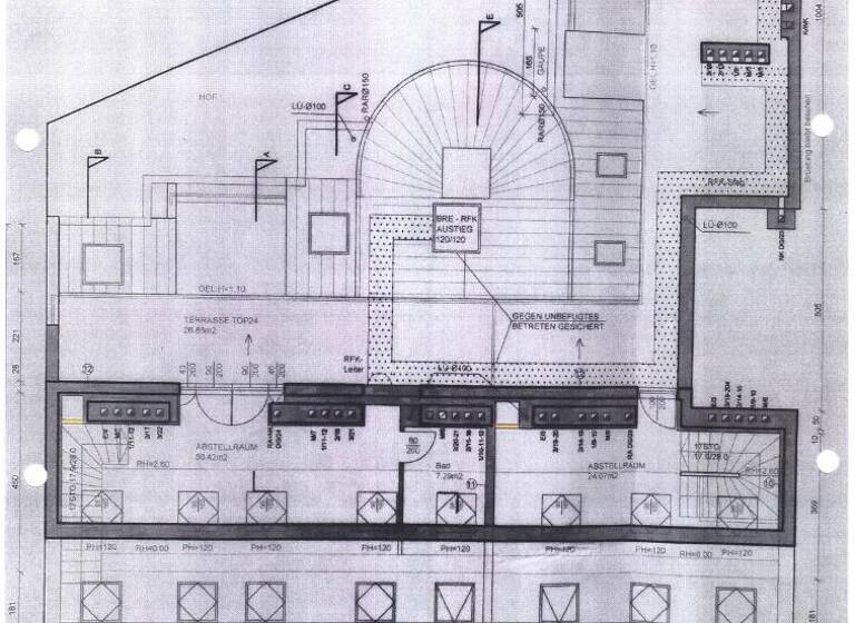 Wohnung zur Miete 3.300 € 3 Zimmer 130 m² 6. Geschoss LUSTKANDLGASSE Wien 1090