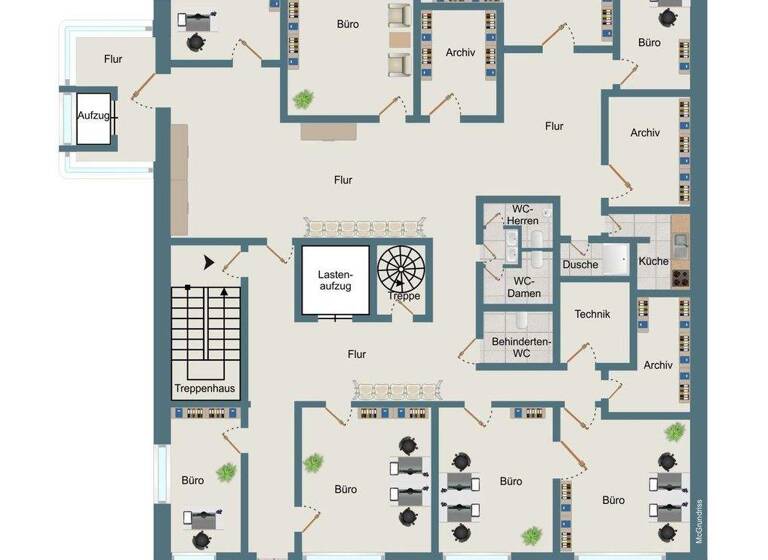 Bürofläche zur Miete 3.500 € 11 Zimmer 352,3 m² Bürofläche Winsen 21423