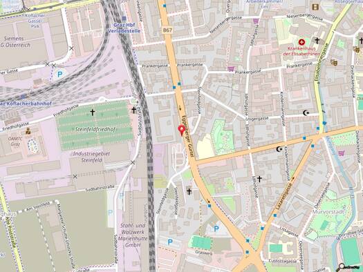 Wohnung zur Miete 489 € 2 Zimmer 65,2 m² Gries Graz 8020