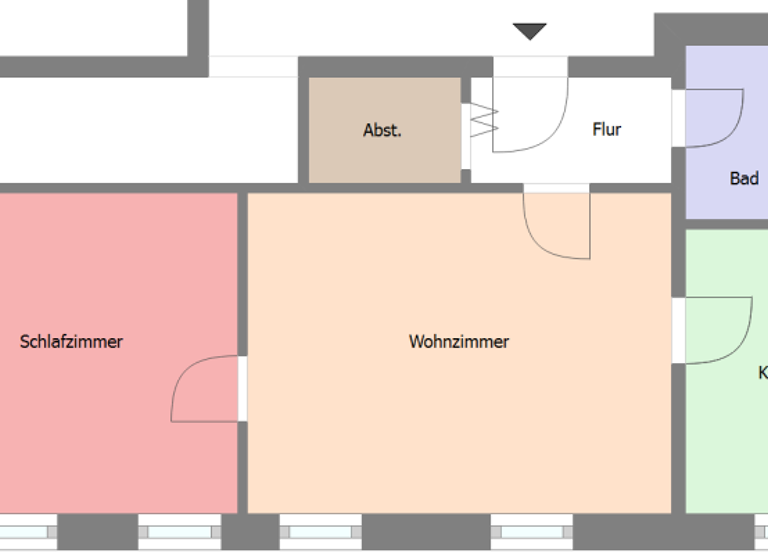 Wohnung zur Miete 300 € 2 Zimmer 58,9 m² 2. Geschoss frei ab 01.07.2026 Zittau 02763