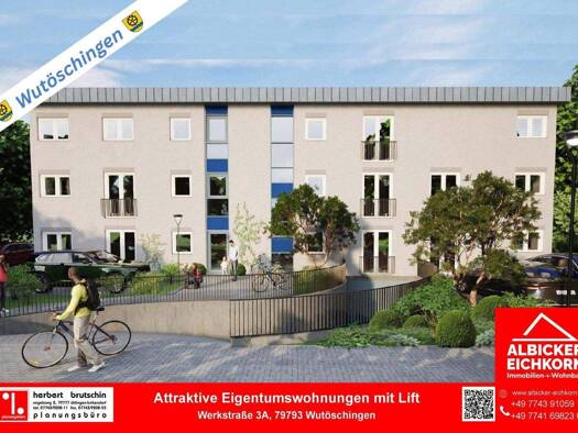Wohnung zum Kauf 546.100 € 4 Zimmer 127 m² 3. Geschoss Wutöschingen 79793