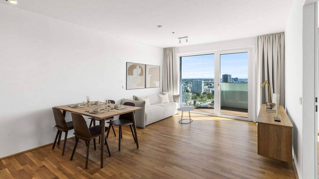 Wohnung zur Miete - Erstbezug 1.552 € 2 Zimmer 53,3 m² 6. Geschoss frei ab sofort Dresdner Straße Wien 1200