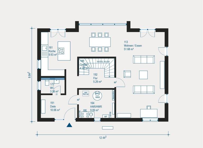 Einfamilienhaus zum Kauf 816.999 € 4 Zimmer 173,4 m² 455,2 m² Grundstück Brühl 68782