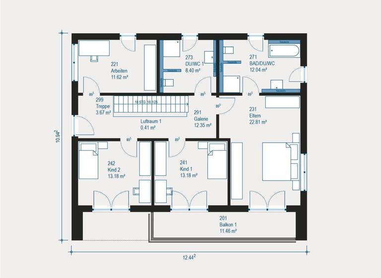 Einfamilienhaus zum Kauf 550.215 € 6 Zimmer 223,3 m² 372 m² Grundstück Leimersheim 76774