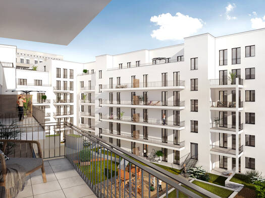 Wohnung zur Miete - Erstbezug 1.499 € 3 Zimmer 111 m² 1. Geschoss Prager Straße 109 Reudnitz-Thonberg Leipzig 04317