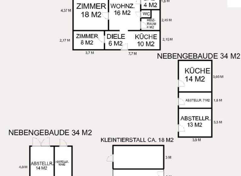 Bauernhof zum Kauf 88.000 € 68 m² 3.597 m² Grundstück im Aussenbereich Petofiszállás 6106